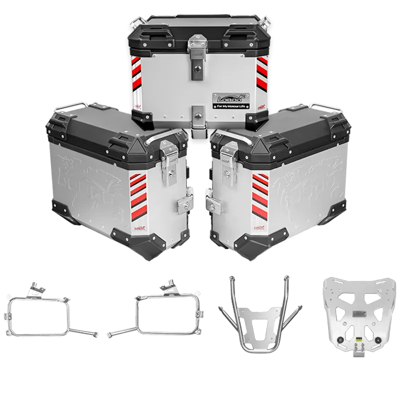 PIKE TRACKER Series Side Cases and Top Case-HONDA NC750X (2019- )