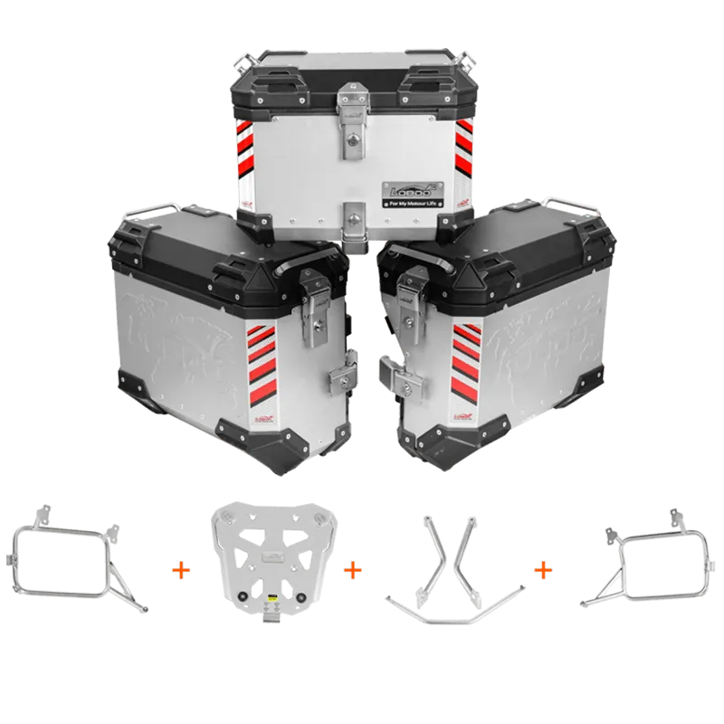 PIKE TRACKER Series Side Cases and Top Case-SUZUKI DL650 (2019- )