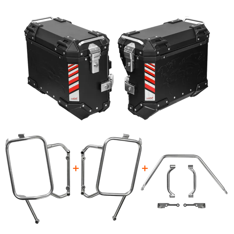 PIKE TRACKER Series Side Cases and Top Case-YAMAHA TENERE700 (2022- )