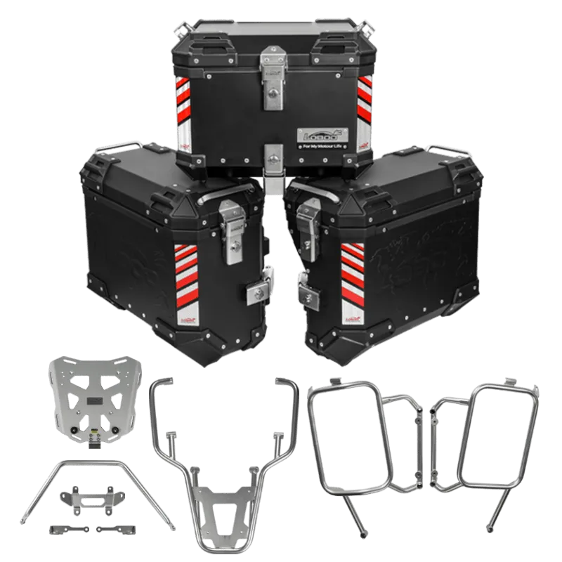 PIKE TRACKER Series Side Cases and Top Case-YAMAHA TENERE700 (2022- )