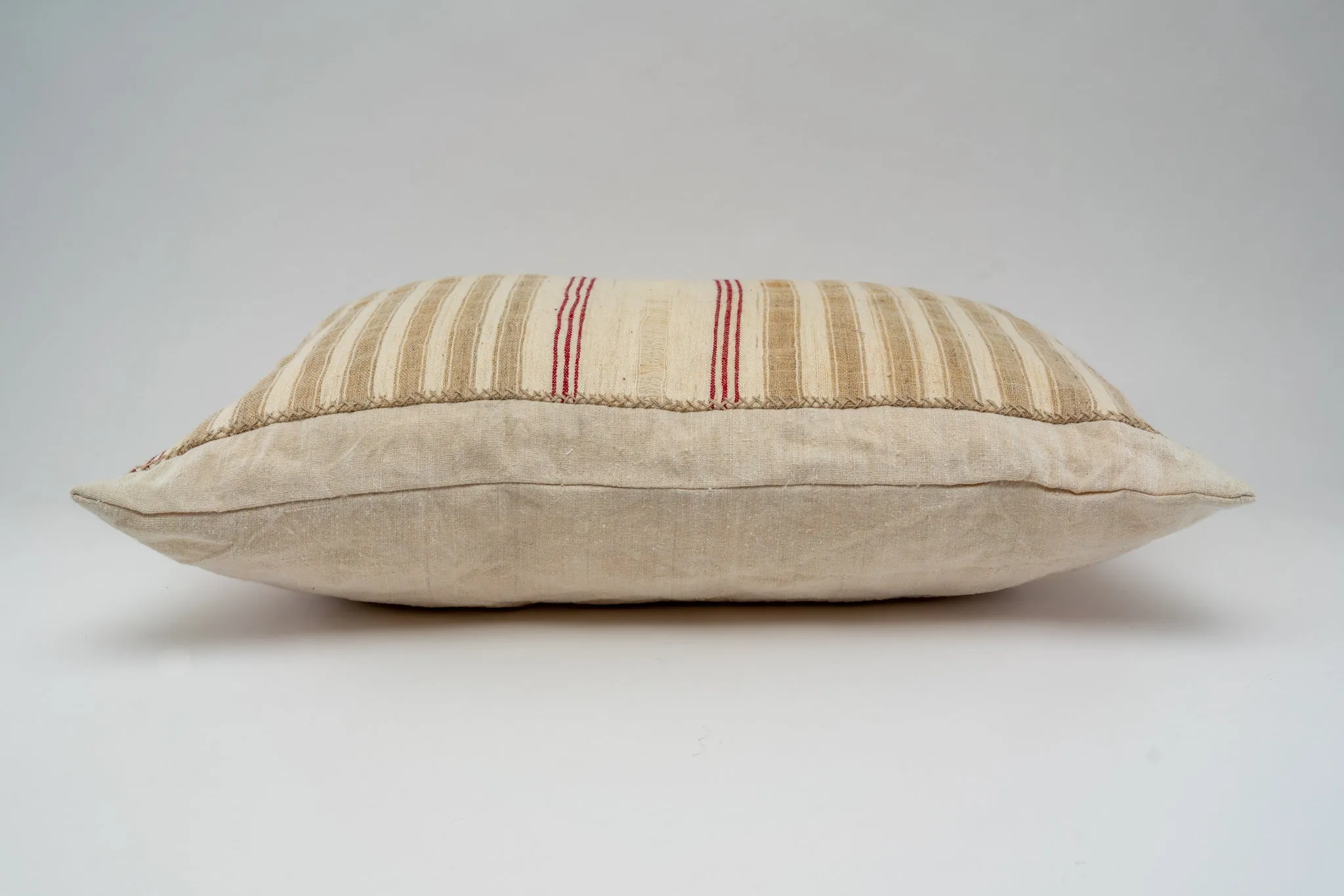 Pillow: Antique handwoven decorative pillow - P454