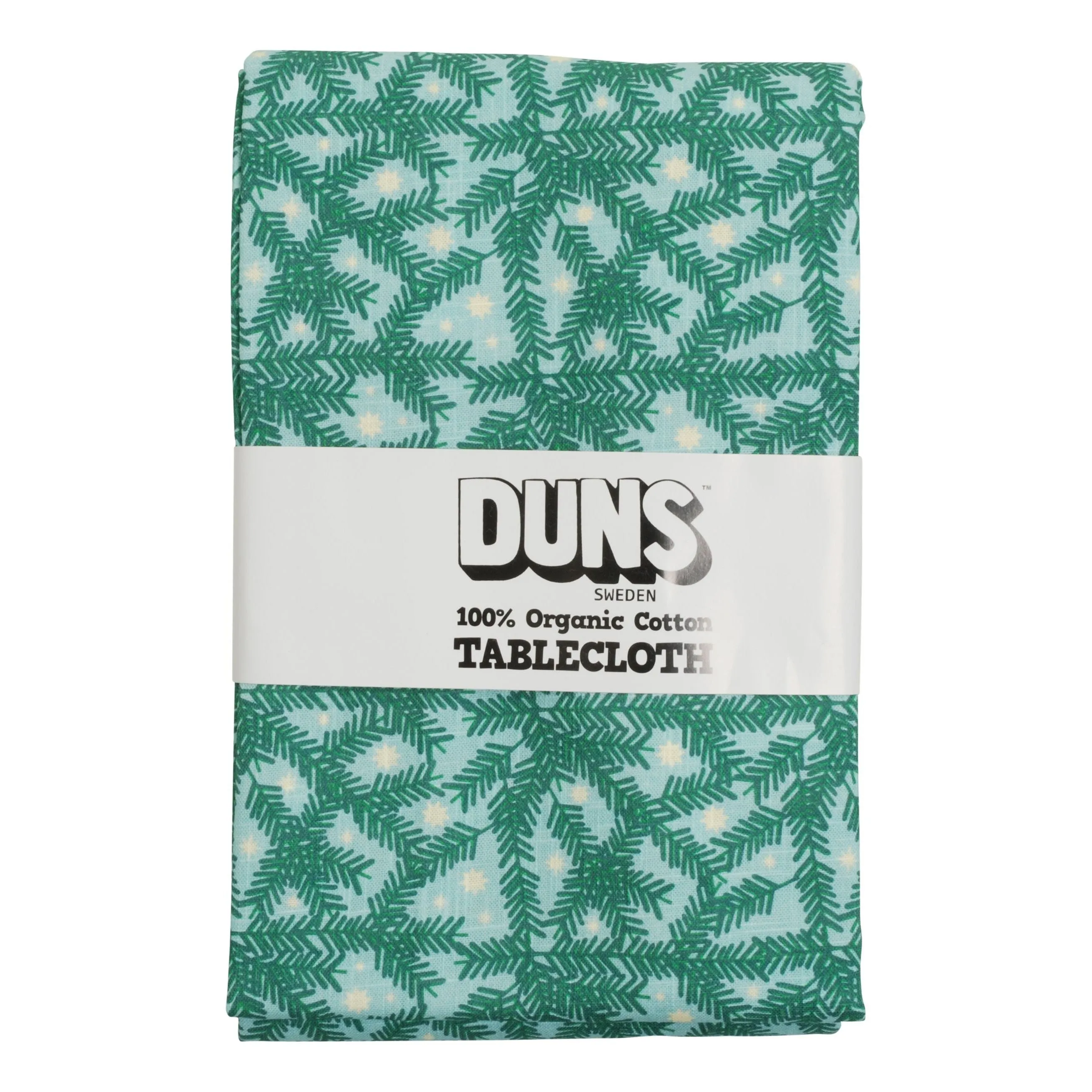 Pine Needle Blue Tablecloth (cotton/linen blend)