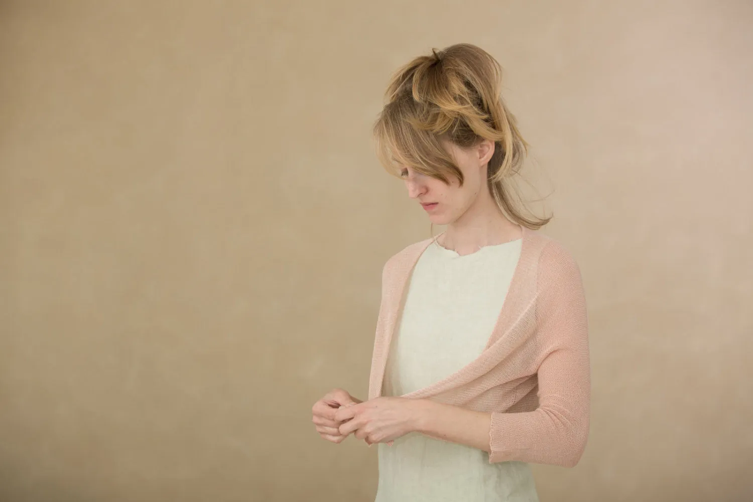 Pink Bolero Cardigan