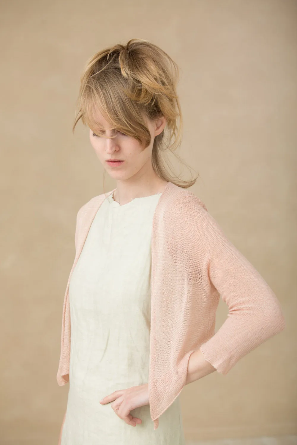 Pink Bolero Cardigan