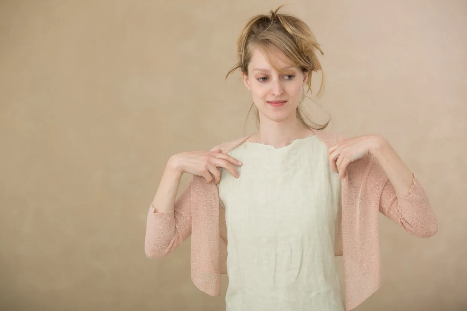 Pink Bolero Cardigan