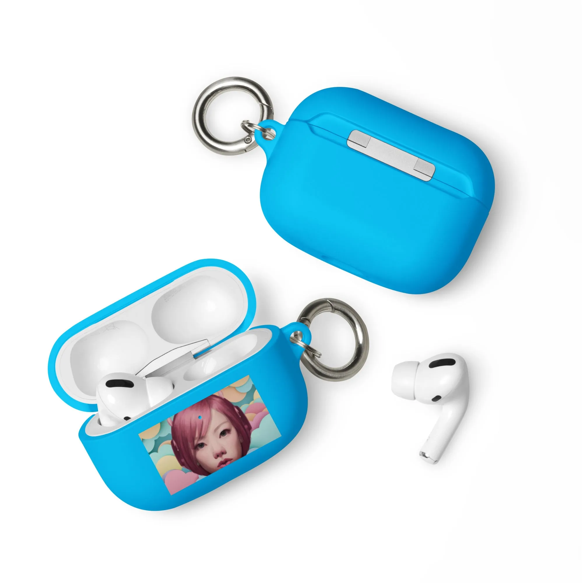 Pink Head TheTravelQuintessential Rubber Case for AirPods® Pro