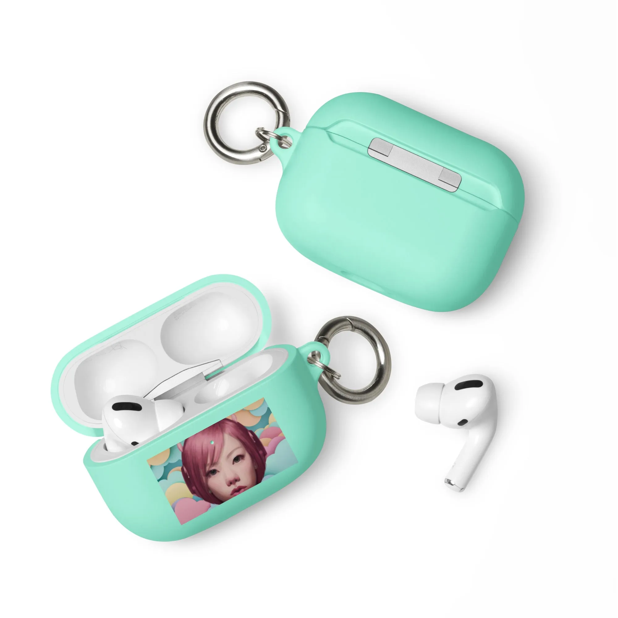 Pink Head TheTravelQuintessential Rubber Case for AirPods® Pro