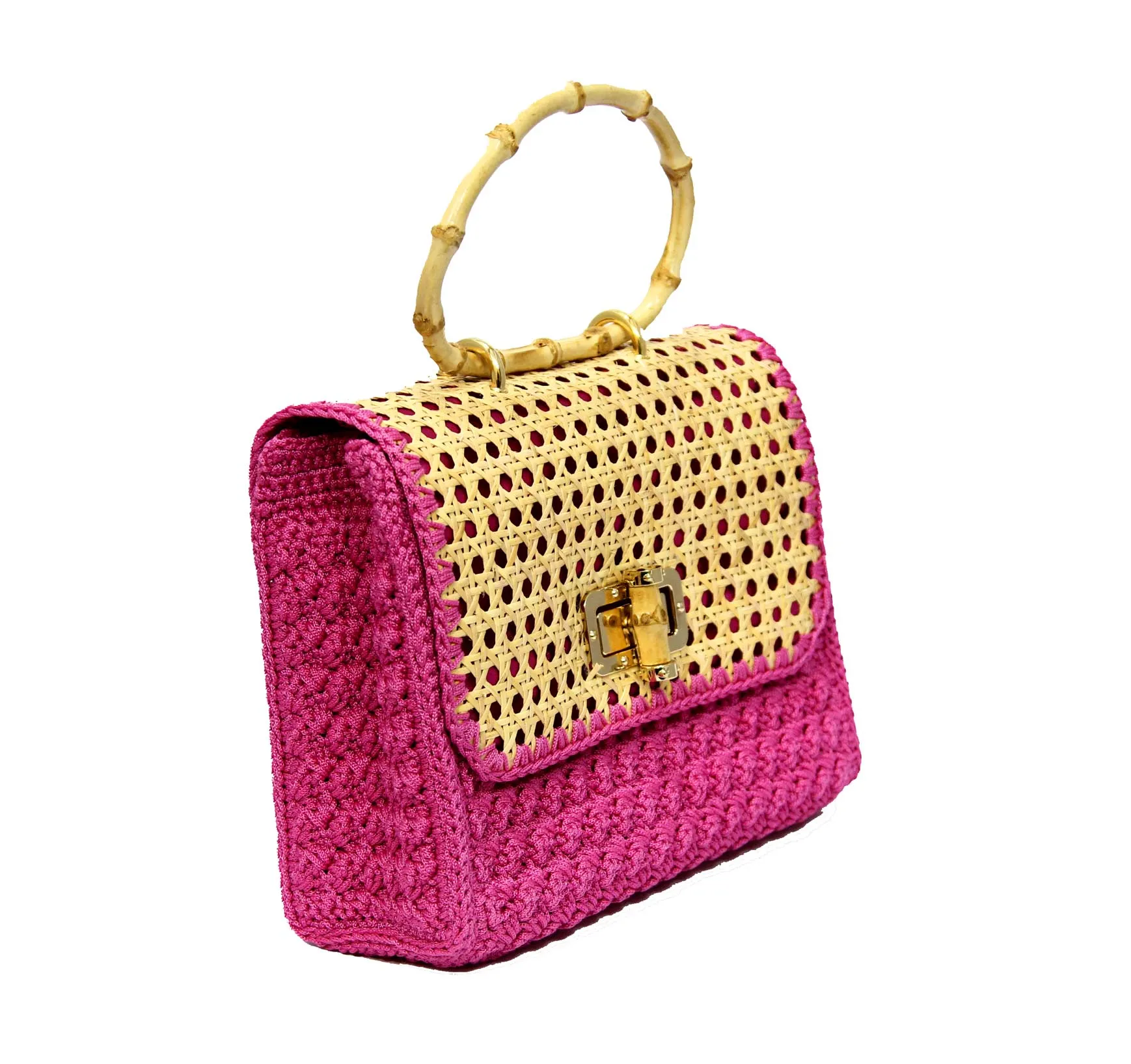 Pink Vienna Crochet Bag