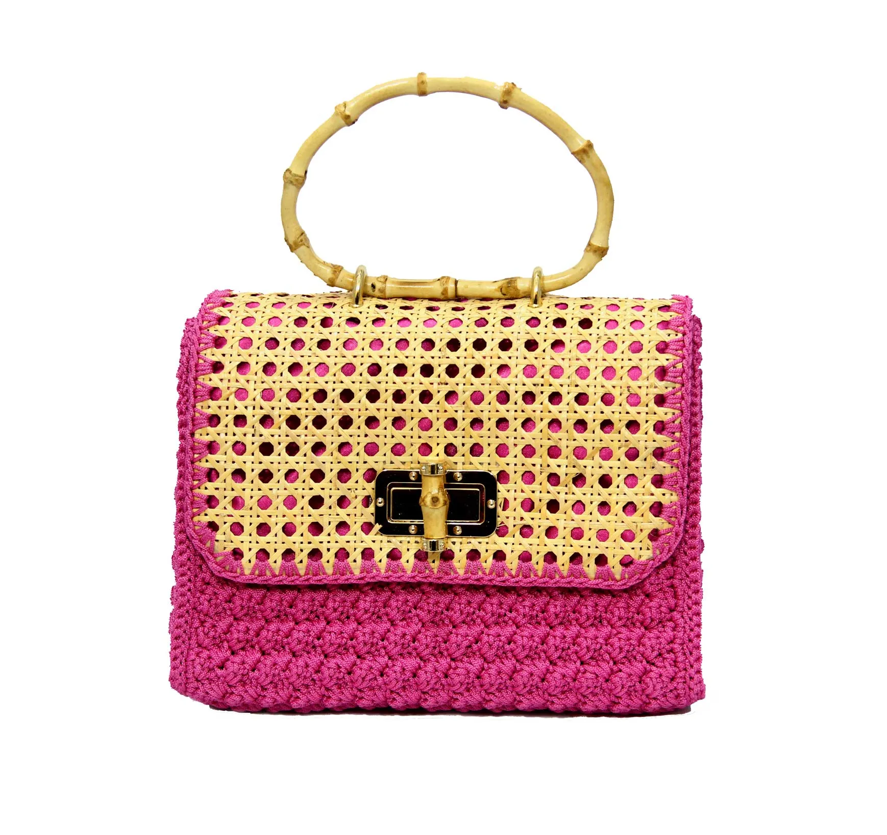 Pink Vienna Crochet Bag