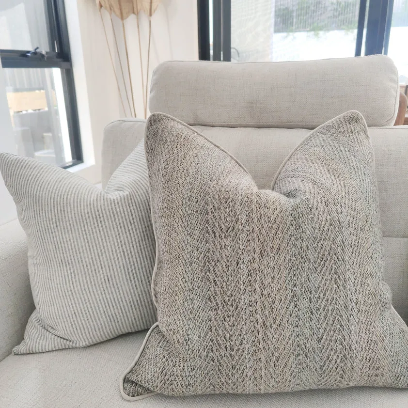 PIPER CHEVRON FENCH LINEN | 55CM