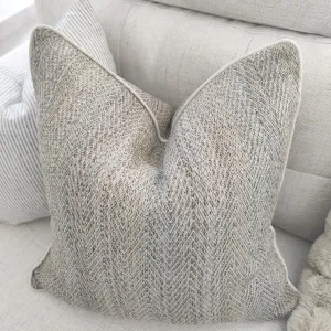 PIPER CHEVRON FENCH LINEN | 55CM