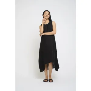 Pistache Sleeveless Maxi Linen Dress