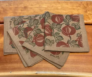 Pomegranate Dinner Napkin Set