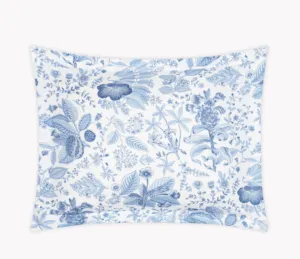 Pomegranate Linen Sham - Porcelain Blue