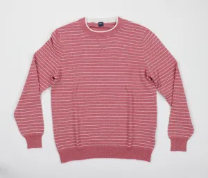 Prom Striped Cashmere and Linen Crewneck