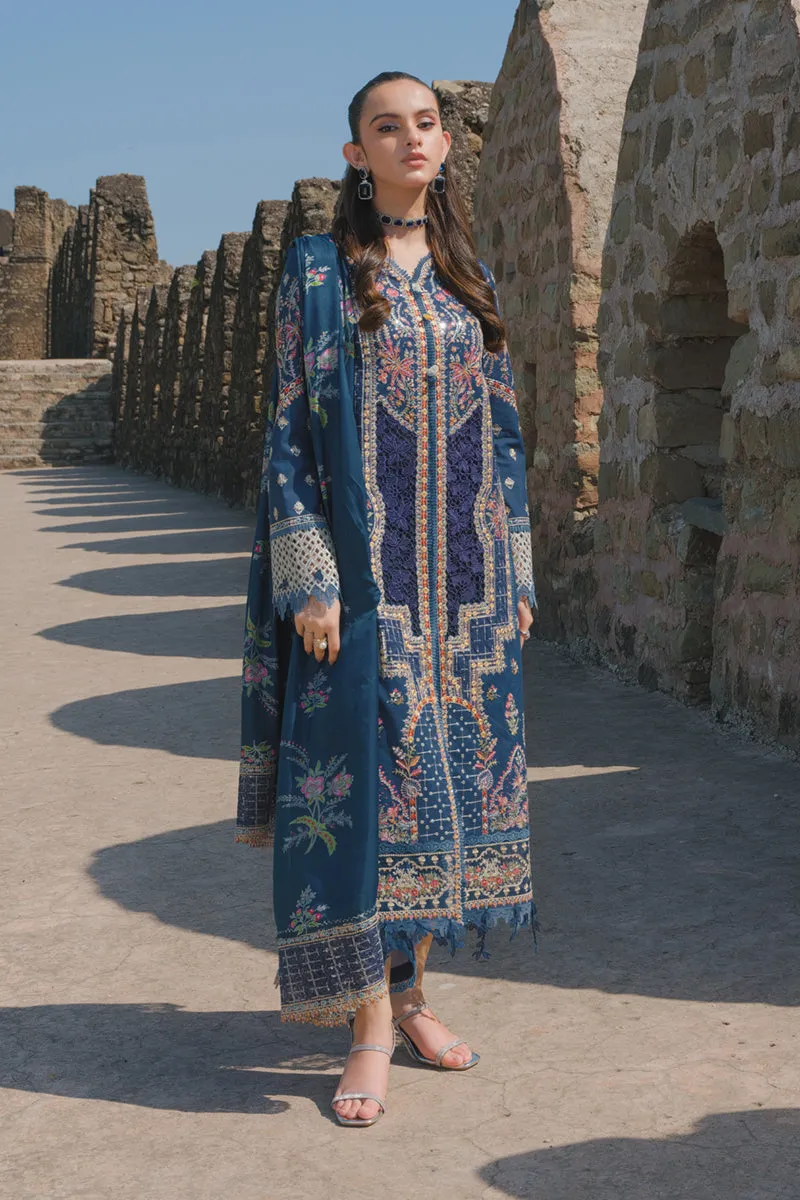 Qalamkar | Luxury Lawn Eid Edit'23 | BE-01 NATALIA