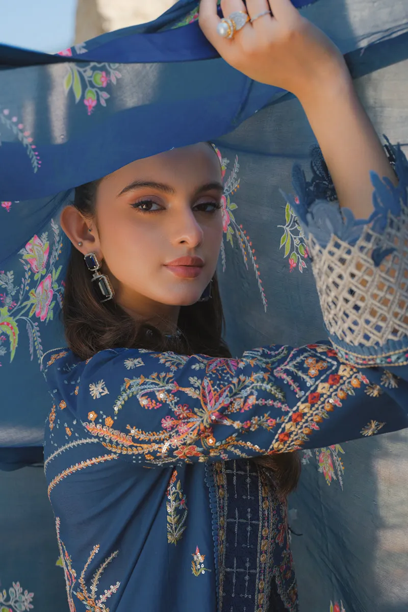 Qalamkar | Luxury Lawn Eid Edit'23 | BE-01 NATALIA