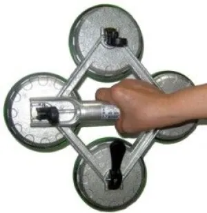 Quad / Four Suction Cup Lifter - 123mm (4.8) Cup Diameter