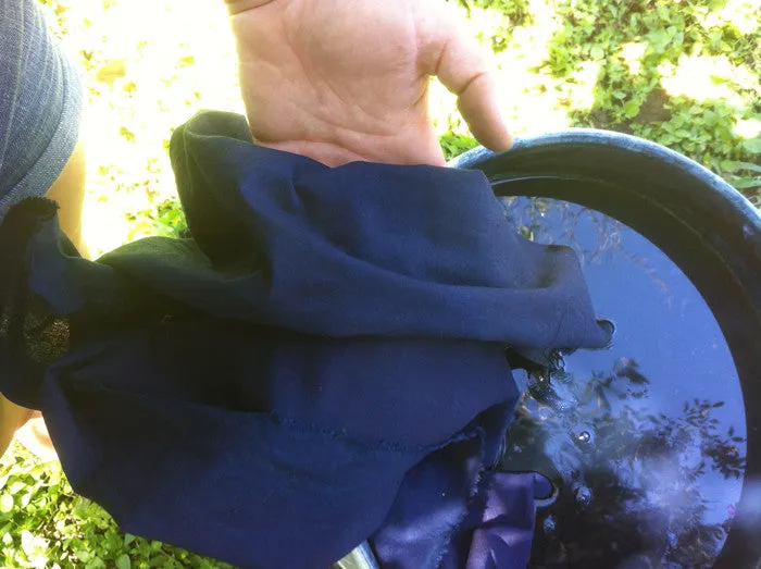 "Stern" Indigo Wholecloth