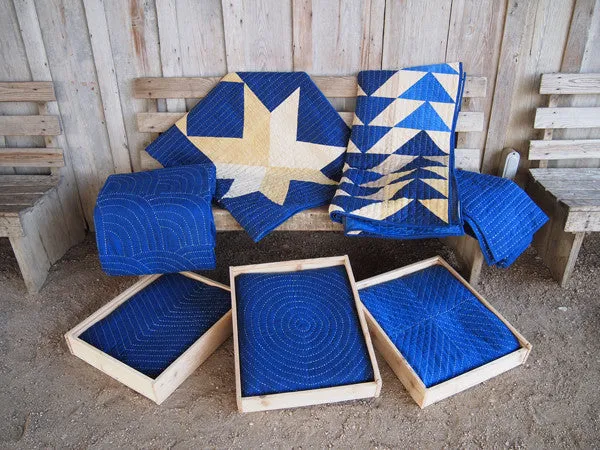 "Stern" Indigo Wholecloth