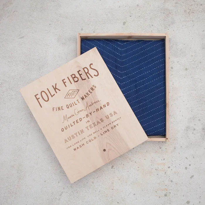"Stern" Indigo Wholecloth