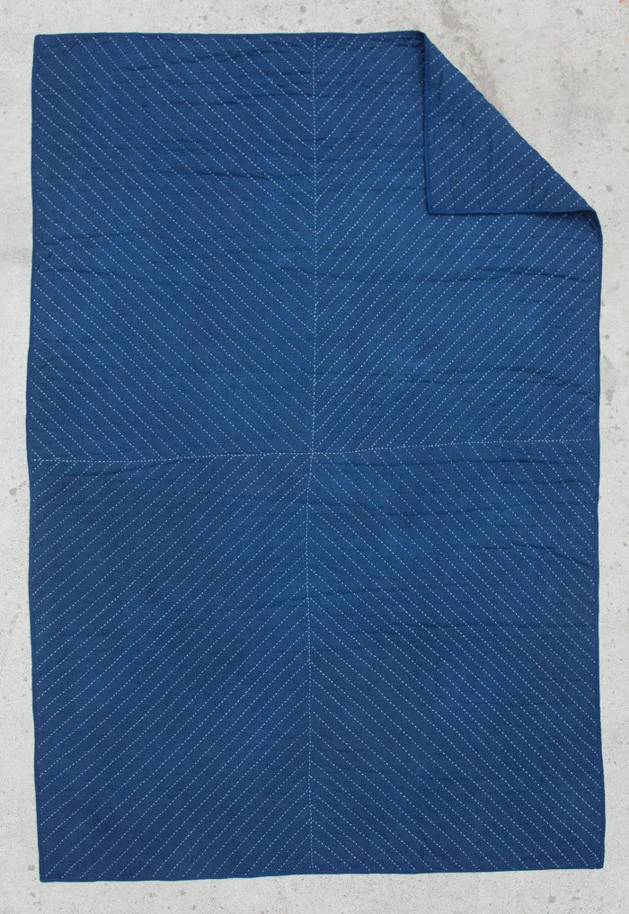 "X" Indigo Wholecloth