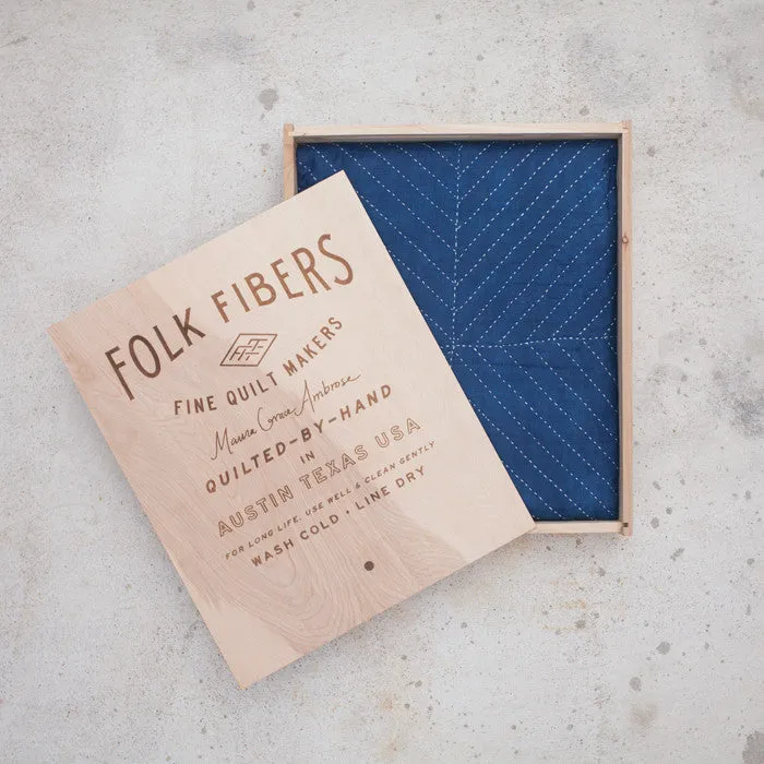 "X" Indigo Wholecloth