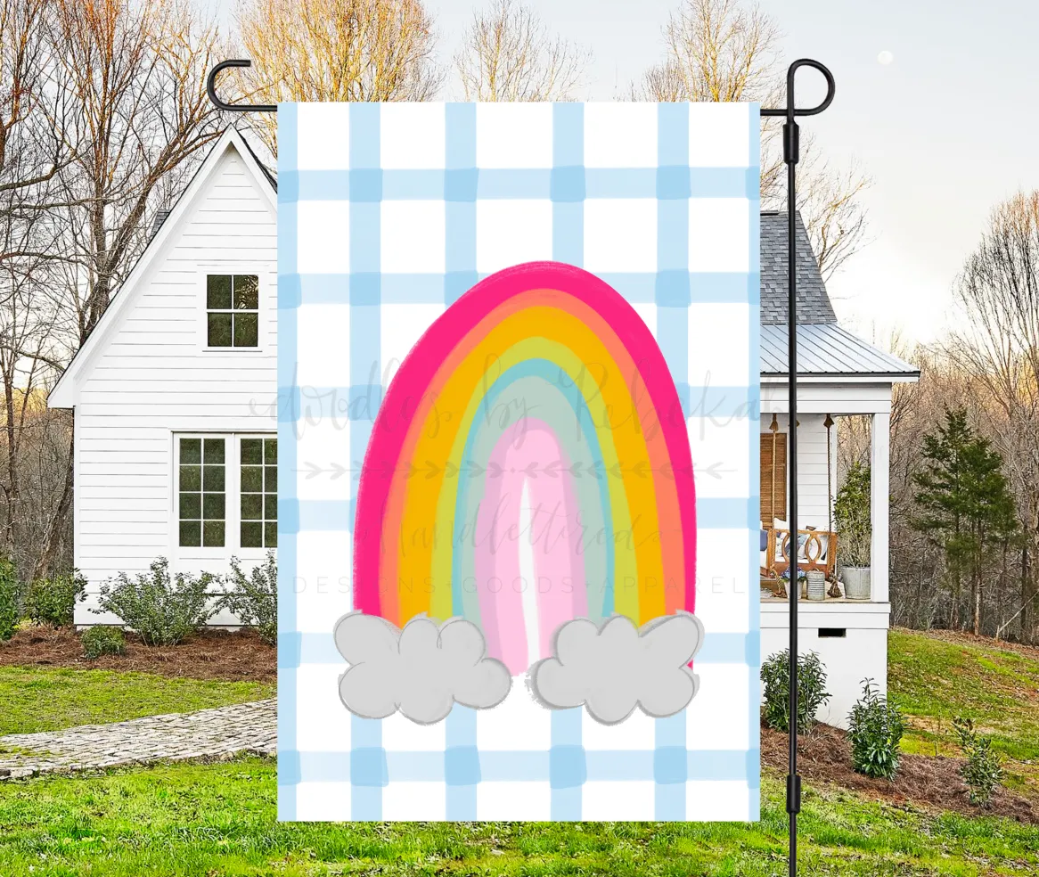 Rainbow Garden Flag