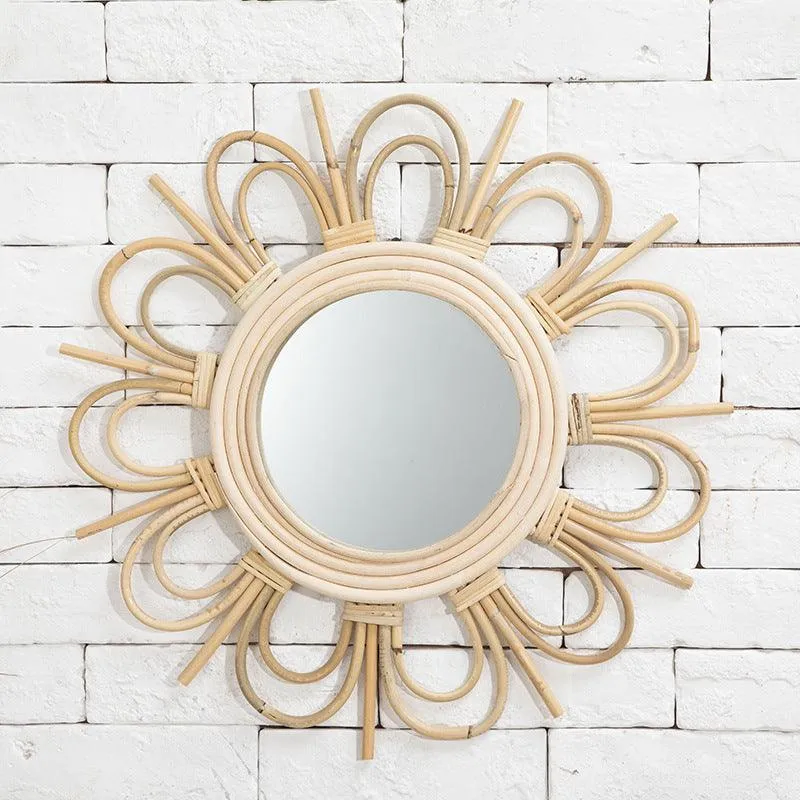 Rattan Mirror