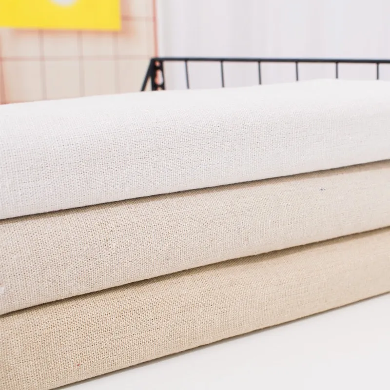 Raw Cloth Faux Linen Cotton Fabric - DIY Sewing Material