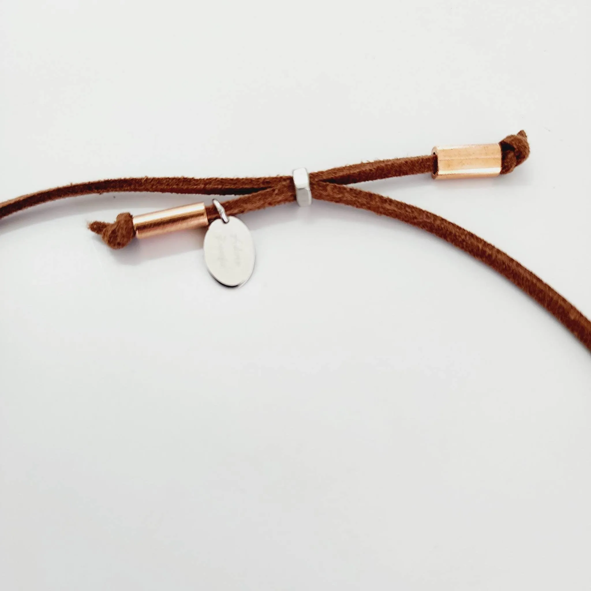 READY TO SHIP Unisex Fiji Saltwater Circled Pearl Faux Suede Leather Necklace - FJD$