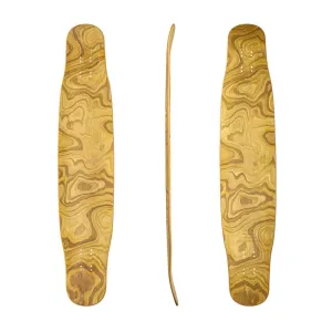 Rebirth Meow Longboard Deck - Natural Water Mark