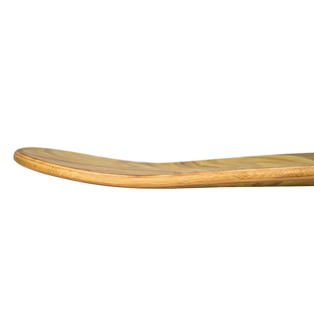 Rebirth Meow Longboard Deck - Natural Water Mark