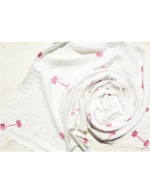 Registry Limited Edition Pink Weights Swaddle