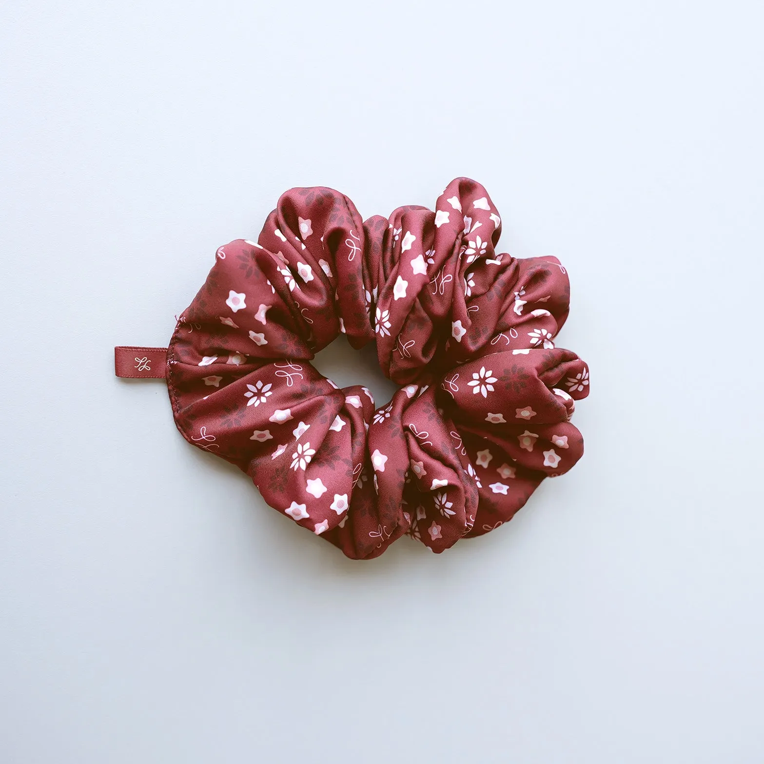 Rempah - Burgundy Scrunchie