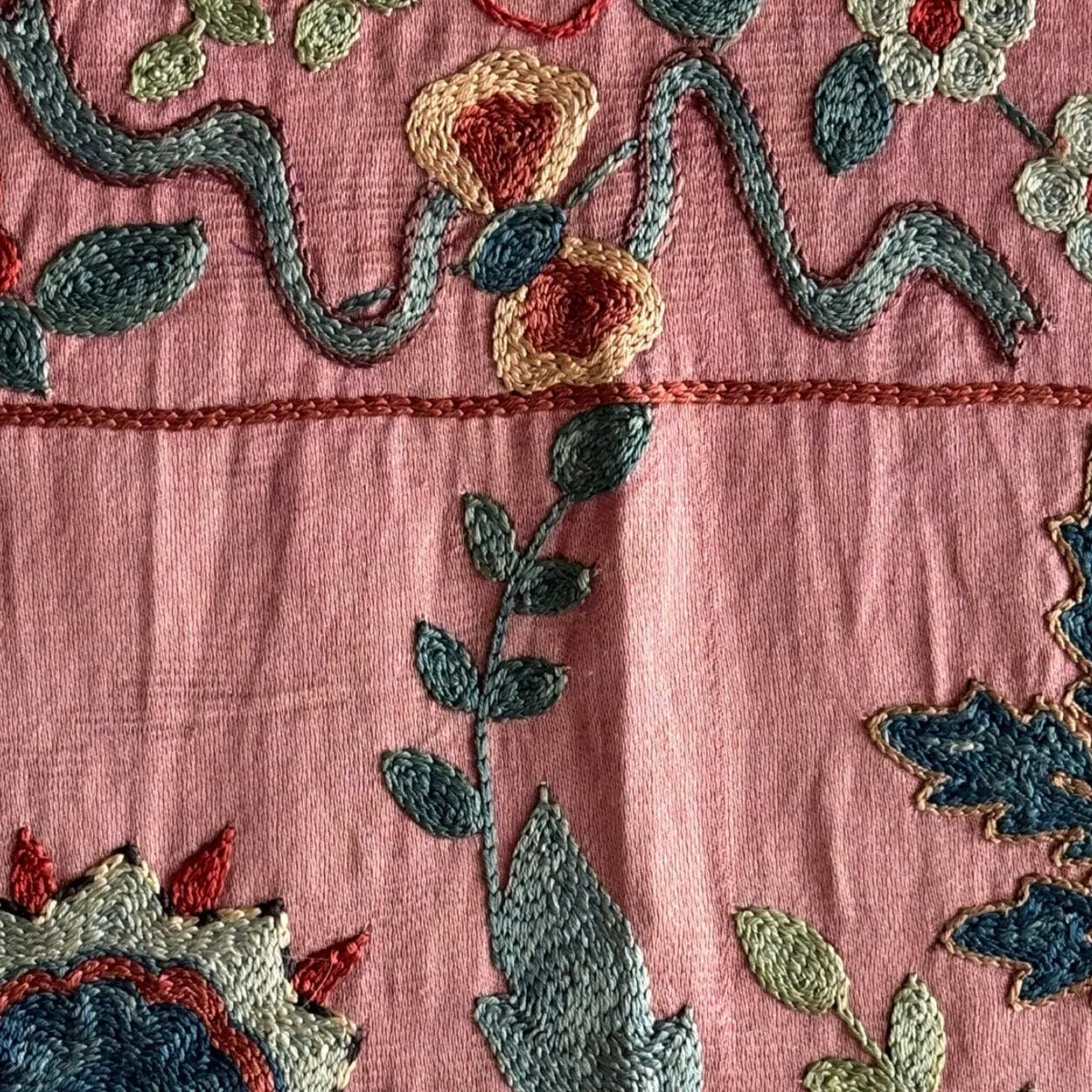 RESERVED: Hand Stitched Suzani (CSSU011724 | 65 x 96")