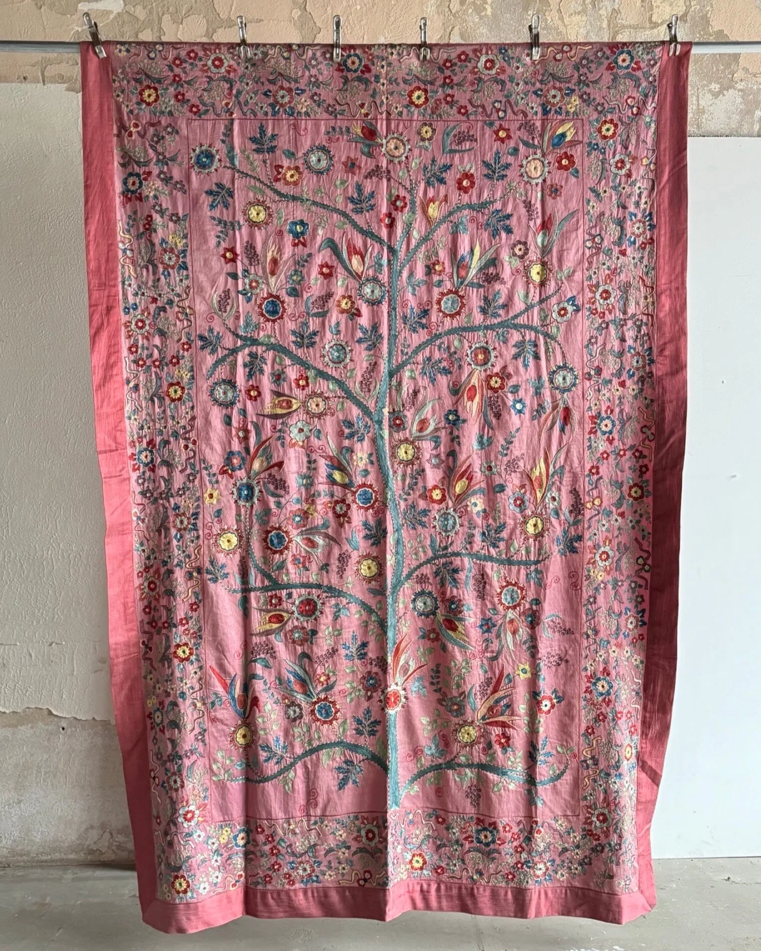 RESERVED: Hand Stitched Suzani (CSSU011724 | 65 x 96")