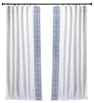 River Linen Drapery Panels - White (sold as a set of 2)