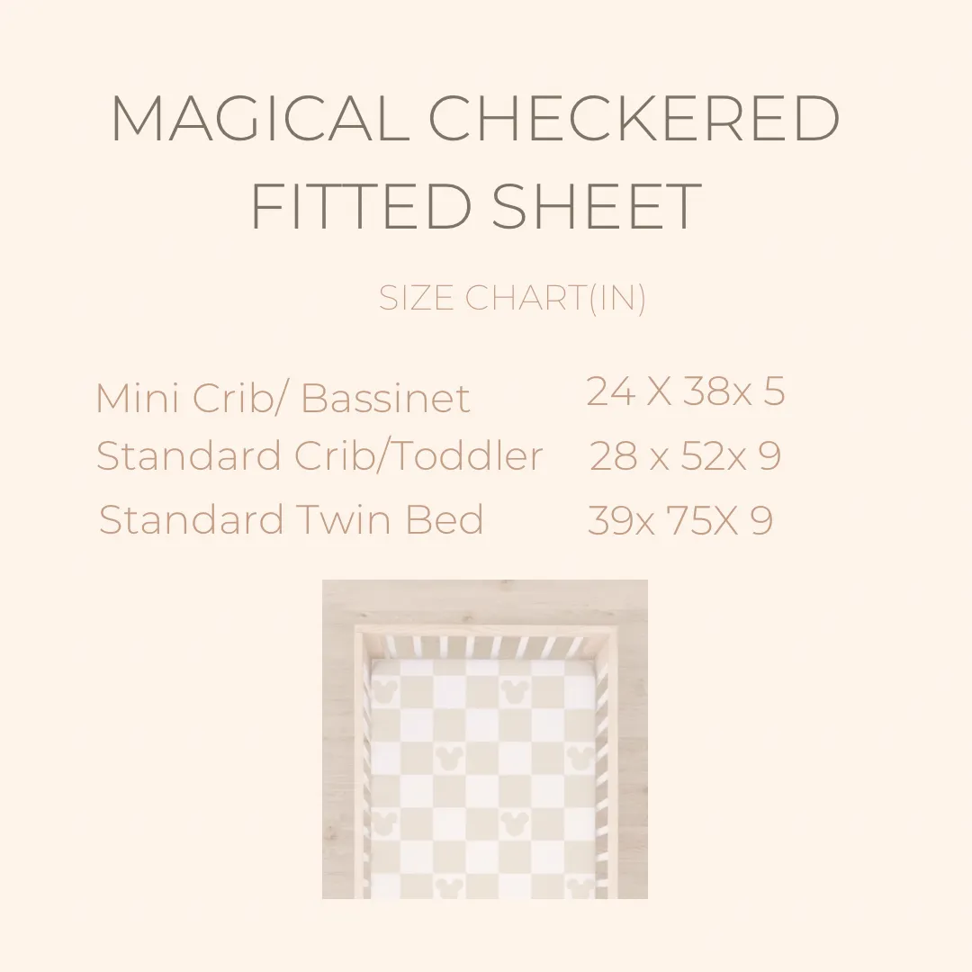 Route 66 Bamboo Fitted Sheet *READY TO SHIP
