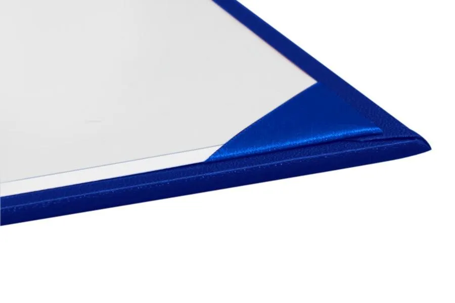 Royal Blue Imprinted Graduation Diploma Cover - College & High School Diploma Covers