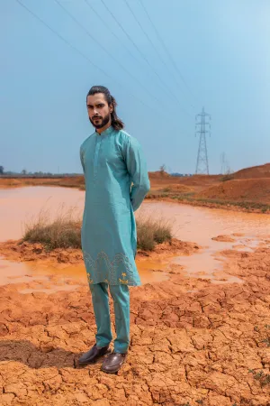 Royal Reign Aqua Kurta Sets