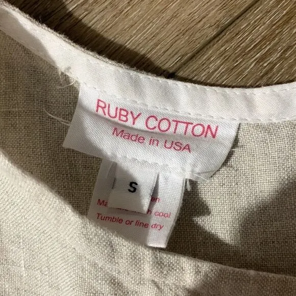 Ruby Cotton Linen Dress