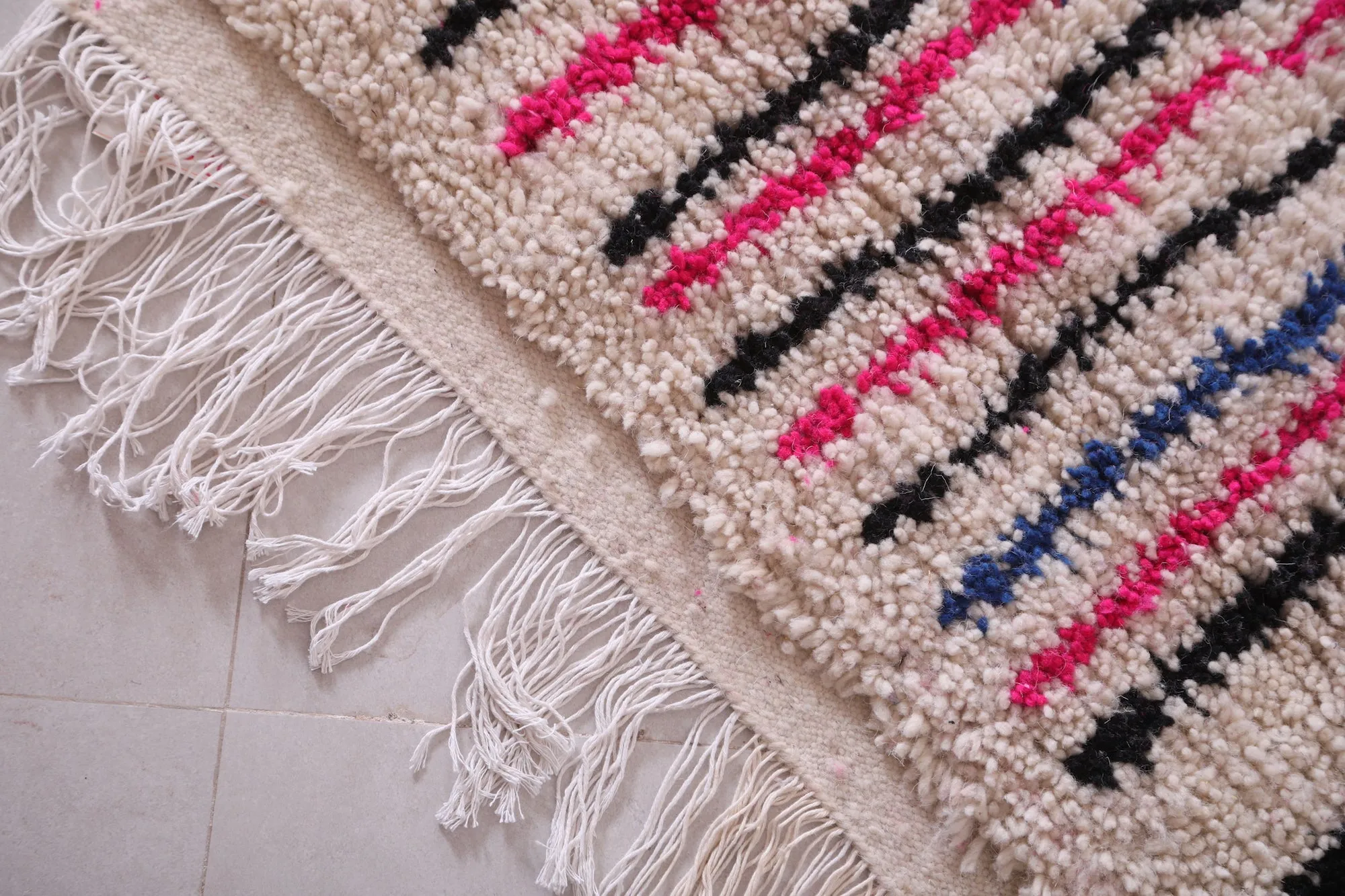 Runner handmade rug - custom wool carpet - Wool rug