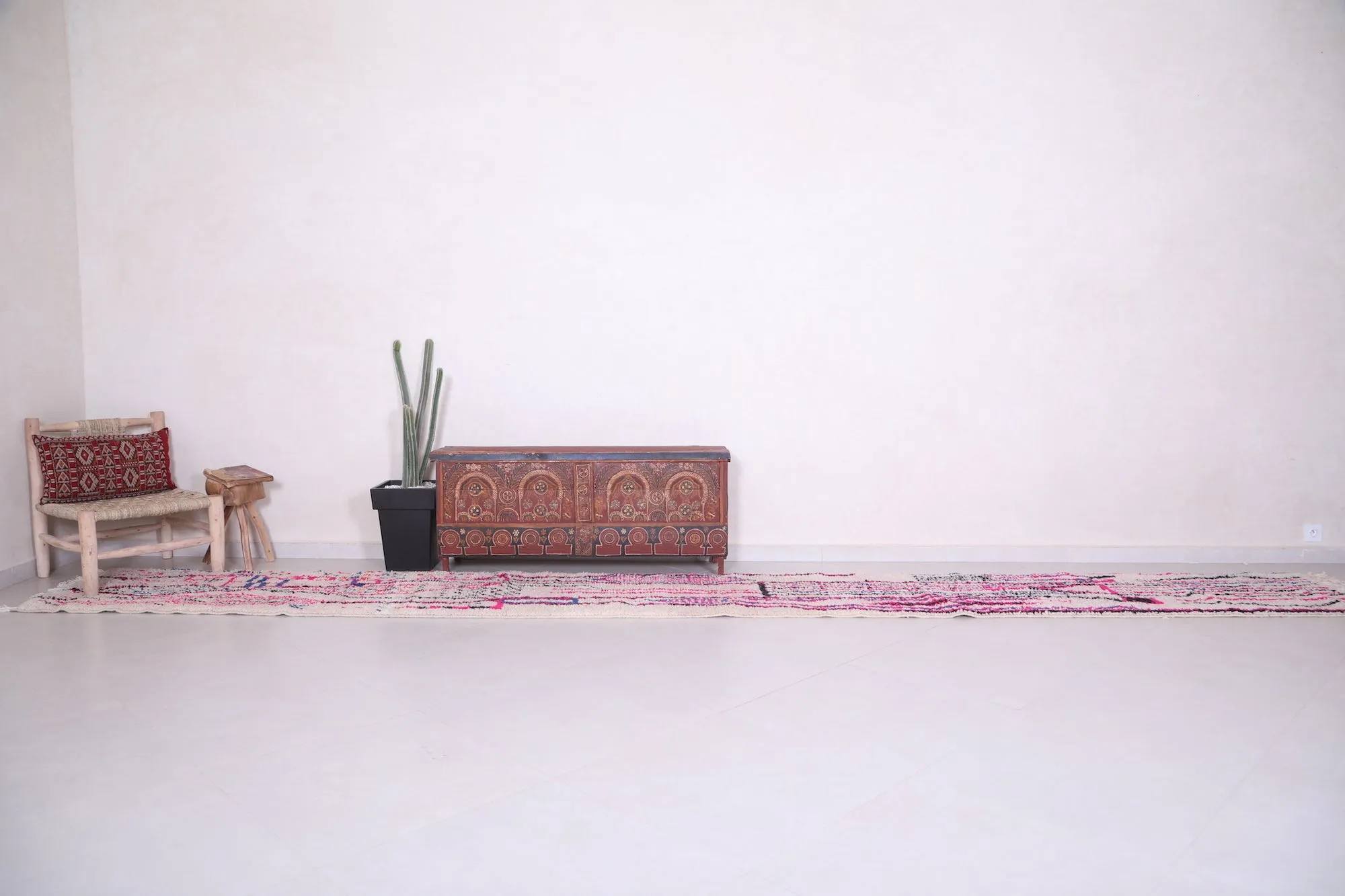 Runner handmade rug - custom wool carpet - Wool rug
