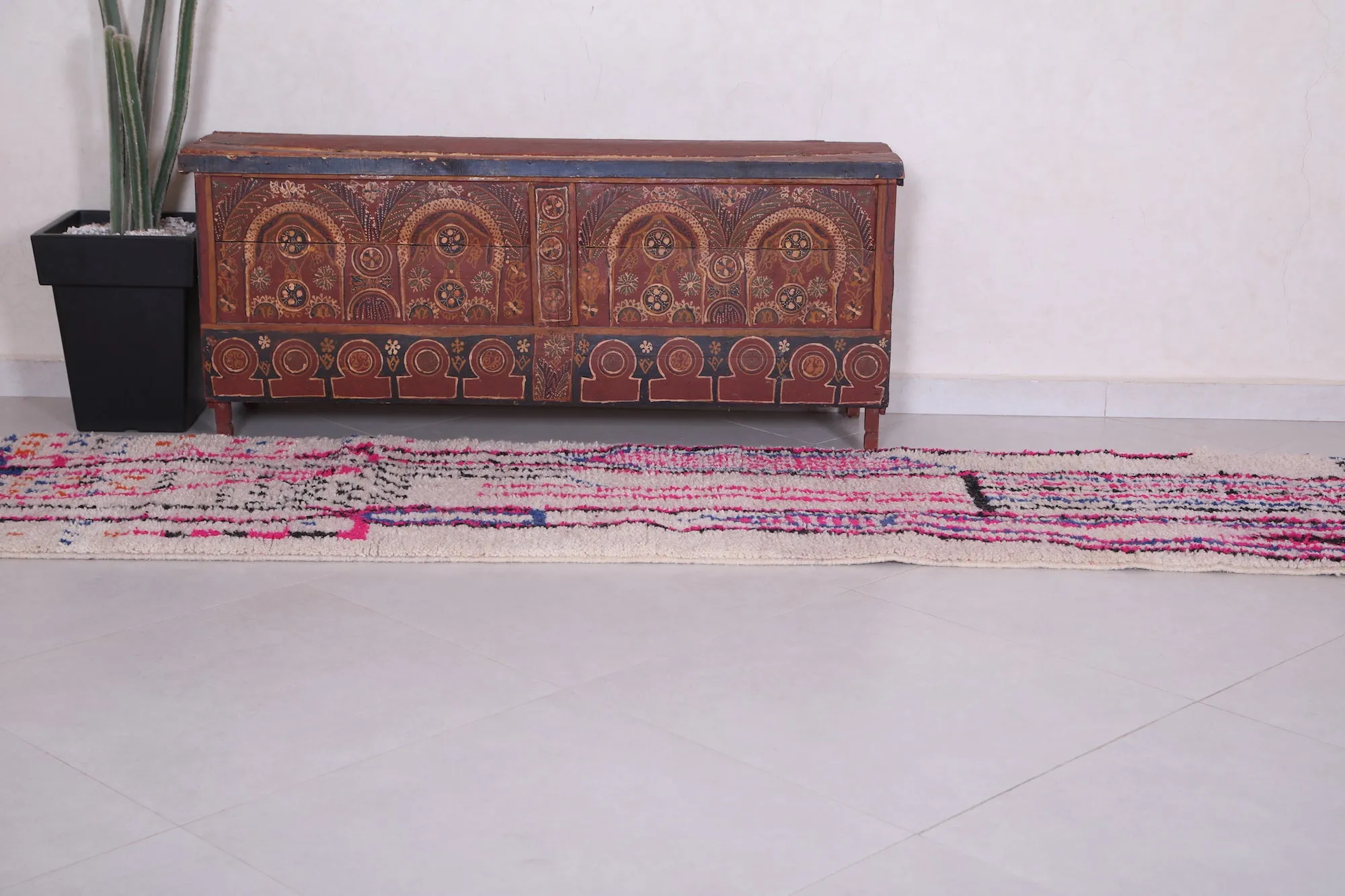 Runner handmade rug - custom wool carpet - Wool rug
