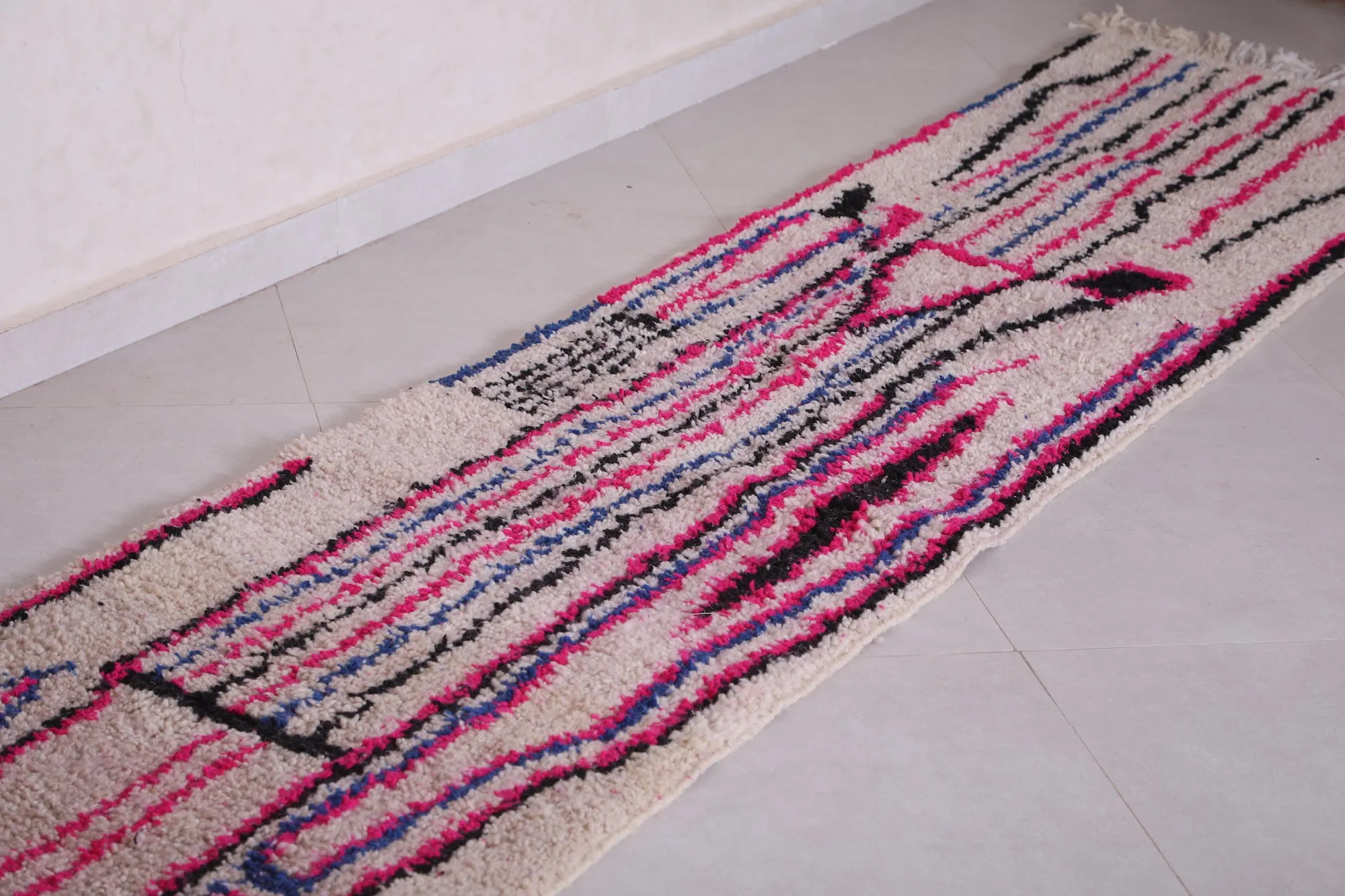 Runner handmade rug - custom wool carpet - Wool rug