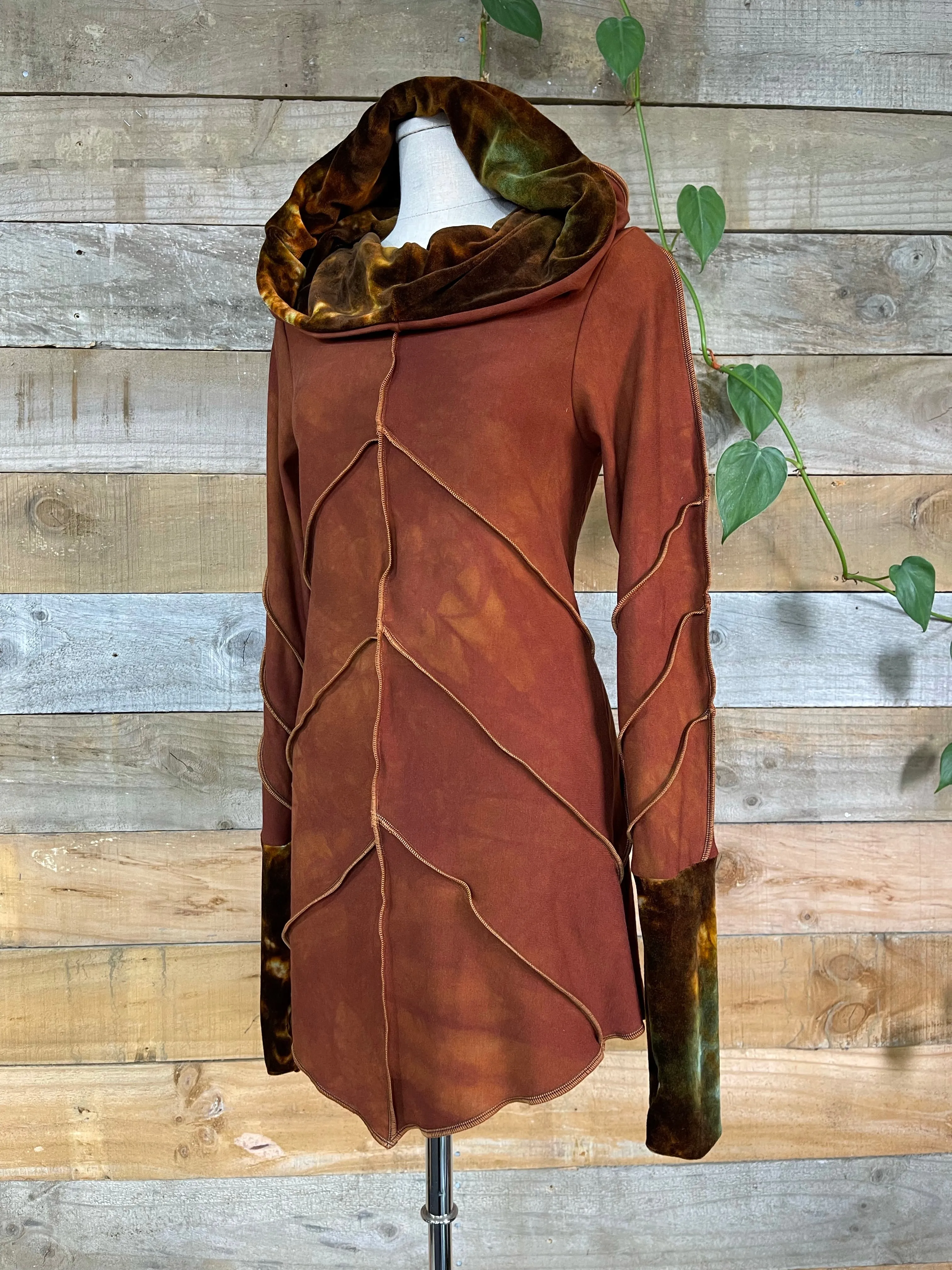 Rust Leafae Hoodie