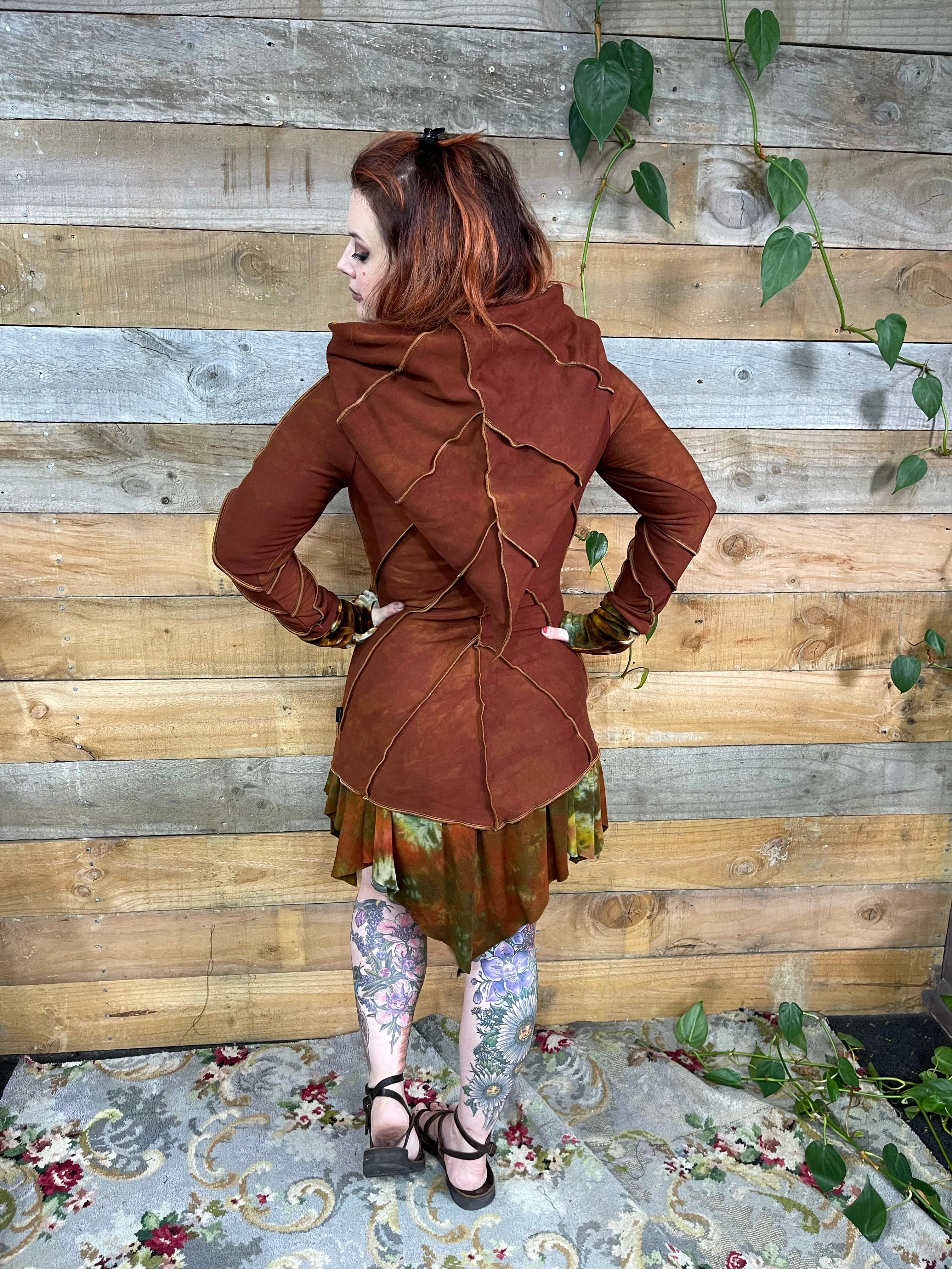 Rust Leafae Hoodie