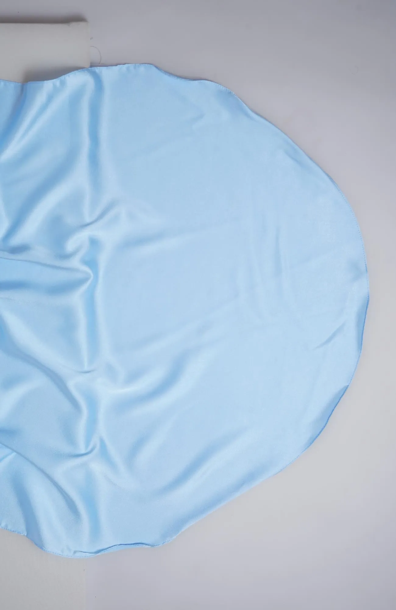 Satin Curve-Ice blue
