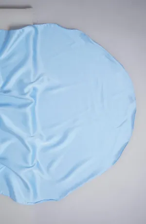 Satin Curve-Ice blue